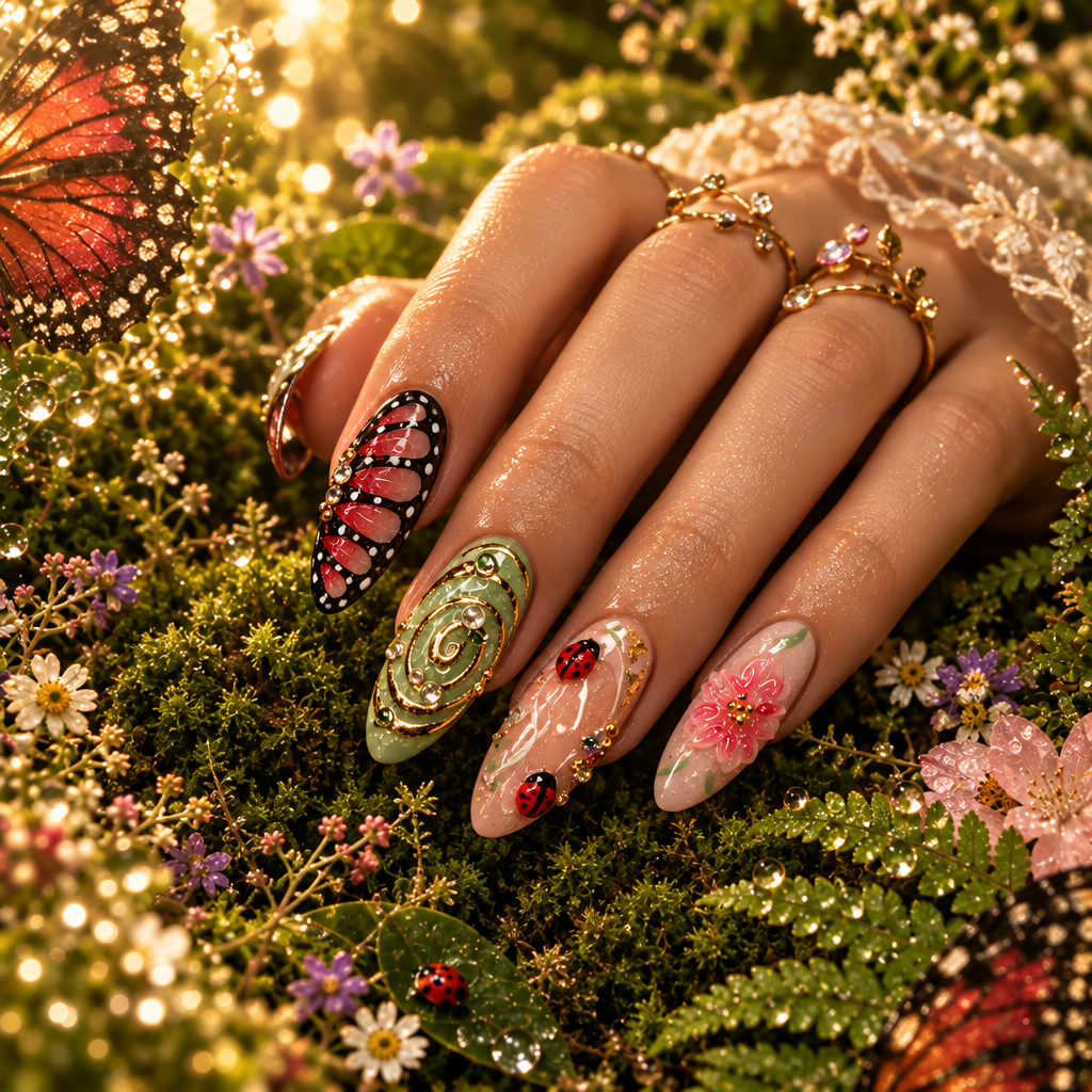 Butterfly Set - Magical Garden Hand Model
